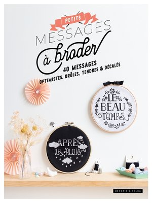 cover image of Petits messages à broder